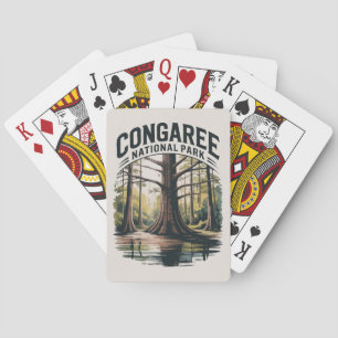 Congaree Nationalpark Süd Carolina Wilderness Spielkarten