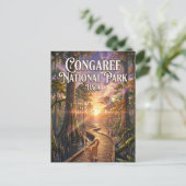 Congaree-Nationalpark USA Postkarte (Stehend Vorderseite)
