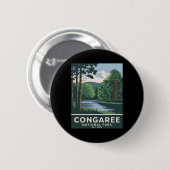 Congaree Nationalpark Vintage Camping Wandern Männ Button (Vorne & Hinten)