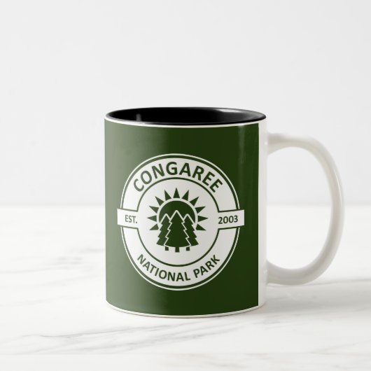 Congaree-Nationalpark Zweifarbige Tasse (Rechts)