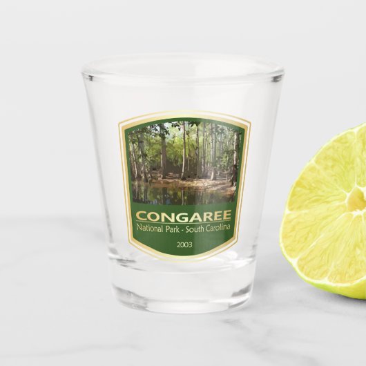 Congaree NP (PF1) Schnapsglas (Vorderseite)