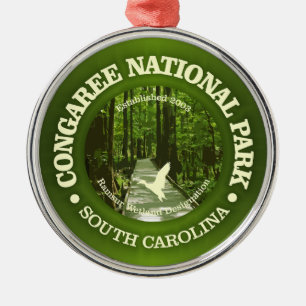 Congaree NP (rd) 2 Ornament Aus Metall