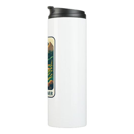 Congaree River South Carolina Colors Thermosbecher (Nach rechts gedreht)