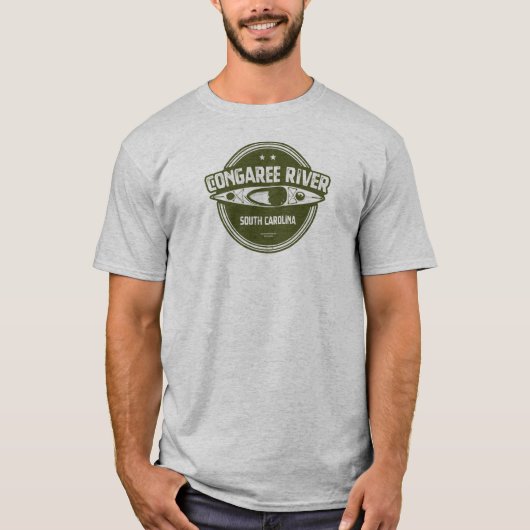 Congaree River South Carolina Kayaking T-Shirt (Vorderseite)