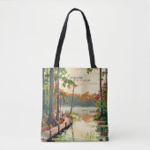 Congaree South Carolina Vintage Art Reisen Tasche (Vorderseite)