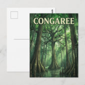 Congaree-Wald Postkarte (Vorne/Hinten)