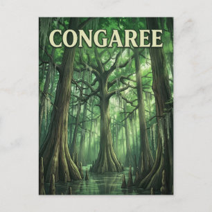 Congaree-Wald Postkarte