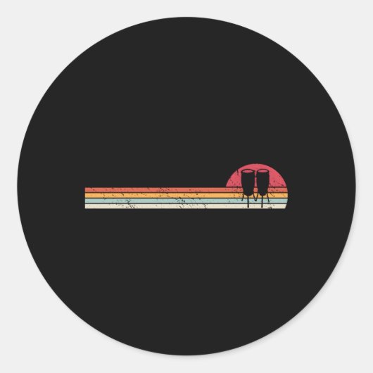 Congas Player Drummer Musician Conga for Runder Aufkleber (Vorderseite)