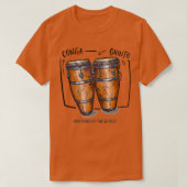 Congas-Rhythmen der Welt  T-Shirt (Design vorne)