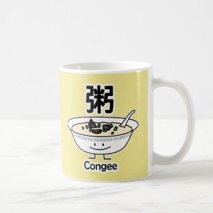 Congee Jook Reisbreimehlsuppen-Schüssel Chinesen Kaffeetasse
