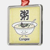 Congee Jook Reisbreimehlsuppen-Schüssel Chinesen Ornament Aus Metall (Links)