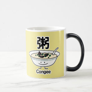 Congee Jook Reisbreimehlsuppen-Schüssel Chinesen Verwandlungstasse