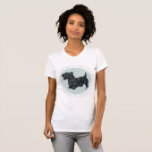 Congenial Scottish Terrier Celebration T-Shirt (Vorne ganz)