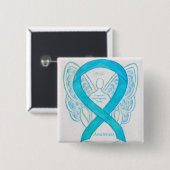 Congenital Diaphragma Hernia CDH Awareness Button (Vorne & Hinten)