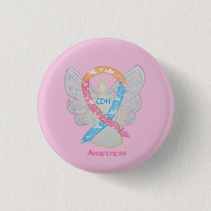 Congenital Diaphragma Hernia CDH Awareness Button