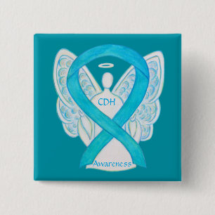 Congenital Diaphragma Hernia CDH Awareness Button