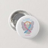 Congenital Diaphragma Hernia CDH Awareness Button (Vorne & Hinten)