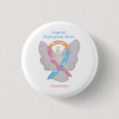 Congenital Diaphragma Hernia CDH Awareness Button (Vorderseite)