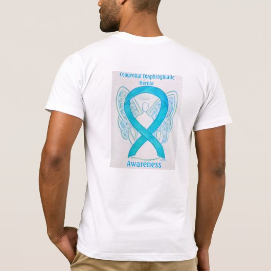 Congenital Diaphragma Hernia CDH Awareness T-Shirt (Rückseite)