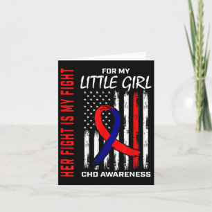 Congenital Heart Chd Awareness Little Girl Daughte Karte