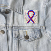 Congenital Heart Defect CHD Awareness Ribbon Butto Button (Beispiel)