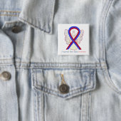 Congenital Heart Defect CHD Awareness Ribbon Butto Button (Beispiel)