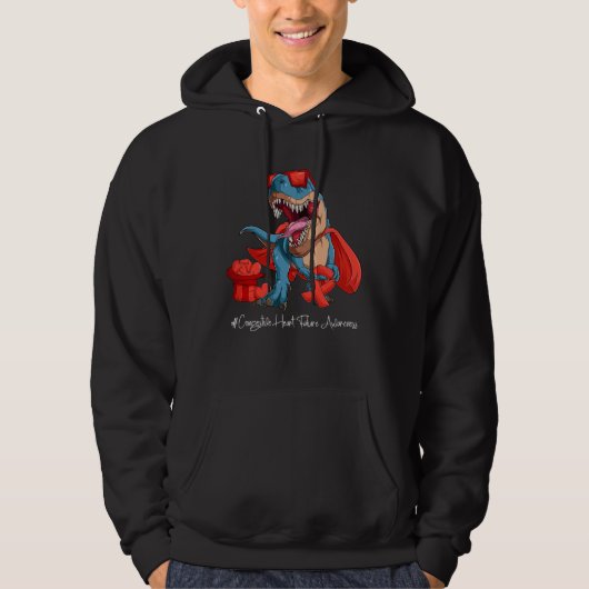 Congestive Heart Failure Awareness Month Red Ribbo Hoodie (Vorderseite)