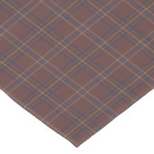 Congo Brown and Spicy Mix Plaid Kurzer Tischläufer (Ecke)