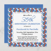 CONGO FLAG DRC - Kundenspezifische Jubiläumsfeier Einladung (Vorne/Hinten)