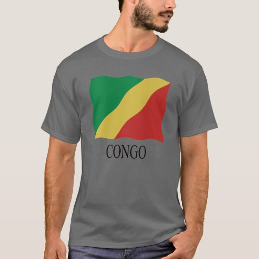 Congo Flag T-Shirt (Vorderseite)
