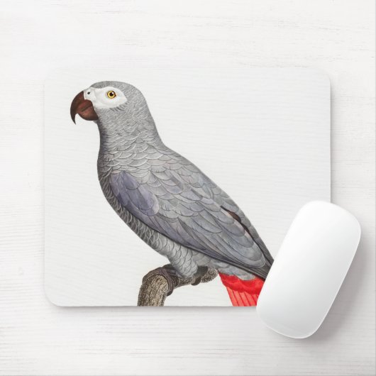 CONGO GRAY PARROT MOUSEPAD (Mit Mouse)