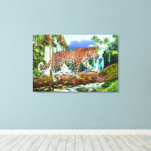 CONGO LEOPARD LEINWANDDRUCK (Insitu (Holzboden))