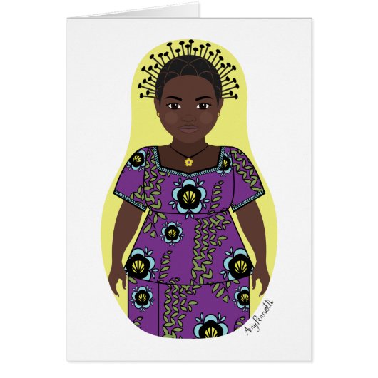 Congolese Matryoshka Card (Vorne)