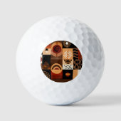 Congolese motifs background grid golfball (Vorderseite)