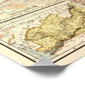 CongoPanoramic MapCongo Poster (Ecke)