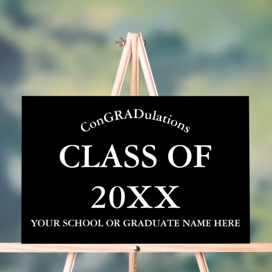 ConGRADulationen Acrylschild (Neutral)