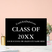 ConGRADulationen Acrylschild (Hochzeit)