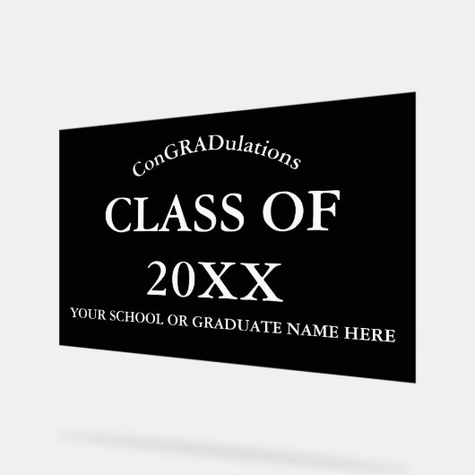 ConGRADulationen Acrylschild (Winkel)