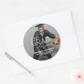 ConGRADulations-Abschluss Runder Aufkleber (Umschlag)