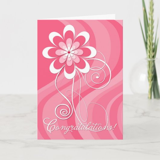 Congradulations - Chemotherapie abgeschlossen Karte (Vorderseite)