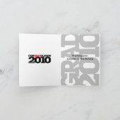 conGRADulations-Klasse der Roten Karte 2010 (Innenseite)