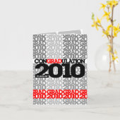 conGRADulations-Klasse der Roten Karte 2010 (Gelbe Blume)