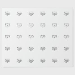Congrats add name message wedding newly wed couple geschenkpapier