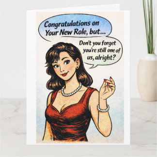 Congrats! Don't forget about us! Dankeskarte