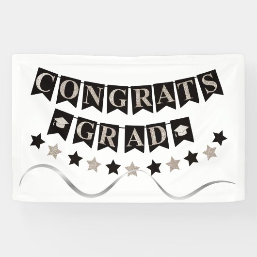 Congrats Grad  Banner (Horizontal)