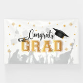 Congrats GRAD banner backdrop graduation (Horizontal)