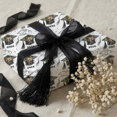 Congrats Grad Cap Photo Personalized Class of 2026 Geschenkpapier