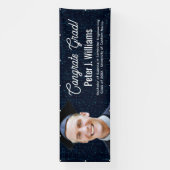 Congrats Grad Computer Binary Language Background Banner (Vertikal)