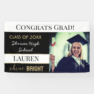 Congrats Grad! Custom Graduation Banner