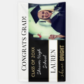 Congrats Grad! Custom Graduation Banner (Vertikal)